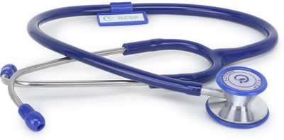 RCSP Dual Head Stethoscope cardiology for Doctors and medical student pediatric and Adult stethoscope BLUE Acoustic Stethoscope(Blue)