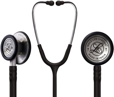 MDLS Life strong Excellent lll Stainless Steel Finished Dual Side Stethoscope For Doctors/Nurse Acoustic Stethoscope(Black)