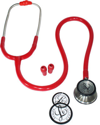 Evolife Stethoscope for Doctors Medical students Professional use- Stethoscope - Pediatric Manual Stethoscope Stethoscope(Red)