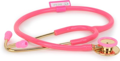 RCSP stethoscope for students medical girls, Nurses and doctors gold color PINK Acoustic Stethoscope(Pink)