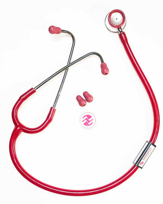Srishti Paediatric-AL Acoustic Stethoscope Stethoscope(Red)