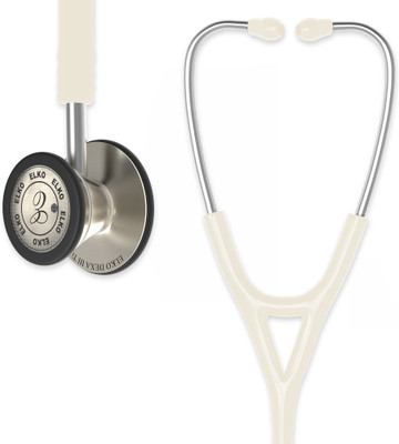 ELKO EL-250 DEXA III TI Titanium Dual Head Acoustic Stethoscope(White)