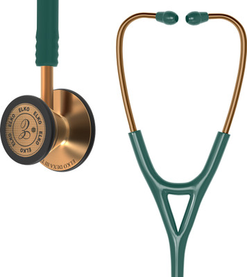 ELKO EL-250 DEXA III TI Rose Gold Edition Titanium Dual Head Acoustic Stethoscope(Green)