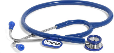 RCSP Stethoscope Pediatric For Doctors & Medical Student Nurses Stainless Steel Acoustic Stethoscope(Blue)
