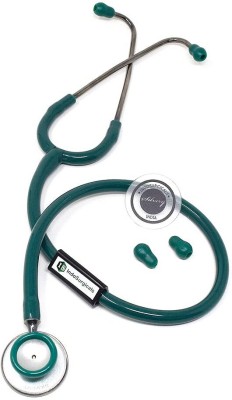 Silvery Stethoscope for Doctors and Medical Students Stethoscope(Green)