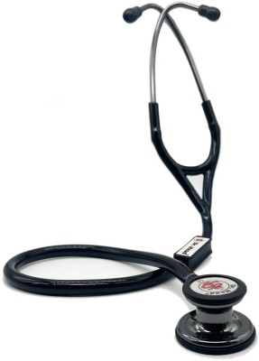 Dr. Head Shine Dual Head-V Stainless Steel Premium Quality Stethoscope For all Doctors Dual Head-V Care Stethoscope Stethoscope(Black)