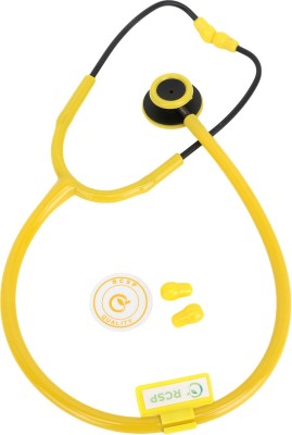 RCSP Deluxe Matt Acoustic Stethoscope for doctors and medical students Acoustic Stethoscope(Yellow)