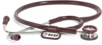 RCSP Stethoscope Pediatric For Doctors & Medical Student Nurses Stainless Steel Acoustic Stethoscope(CHOCOLATE)