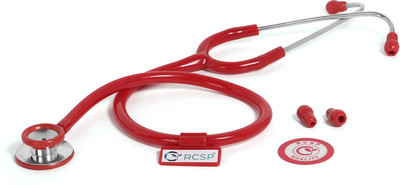 RCSP Super Deluxe Red Multi Color Regular Acoustic Stethoscope(Red)