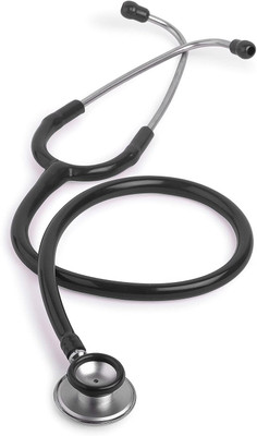 MCP Supertone Dual head Aluminium Chest piece for Doctors, Medical students Acoustic Stethoscope(Black)
