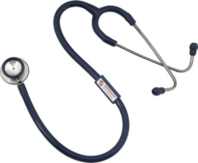 Srishti Classic II SS Stethoscope Acoustic Stethoscope Stethoscope(Blue)