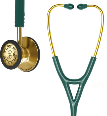 ELKO EL-250 DEXA III Ti Gold Edition Titanium Acoustic Stethoscope(Green)