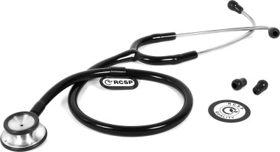 RCSP Stainless Steel SS II Black Doctors Multi Life Acoustic Stethoscope(Black)