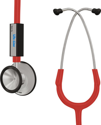 Life Line STH012-RD Acoustic Stethoscope(Red)