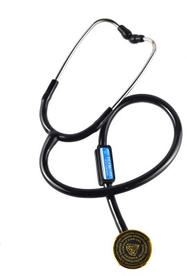 Dishan Diamond Stethoscope For Single Sided Chest Piece 1 Year Warranty Manual Stethoscope(Black)