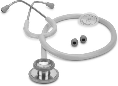 Dr. TORSO Care Stethoscope For Medical Students and Doctors with Metal Head Superior Sound Stethoscope(Grey)