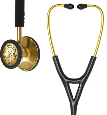 ELKO EL-250 DEXA III Ti Gold Edition Titanium Acoustic Stethoscope(Black)