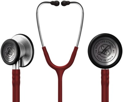 MDLS Life strong Pediatric Plus Neo Born Stainless Steel finished Stethoscope For Doctors/Nurse Acoustic Stethoscope(Burgundy)