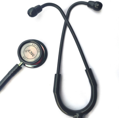 MCP Healthcare Premium Quality Rainbow -Finish single Head Stethoscope for doctors & Students Dual Head Stethoscope Stethoscope(Black & Rainbow)
