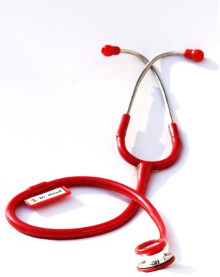 Dr. Head Care Pediatric Dual Head Aluminum Stethoscope For all Doctors Pediatric Care Dual Head Stethoscope(Red)