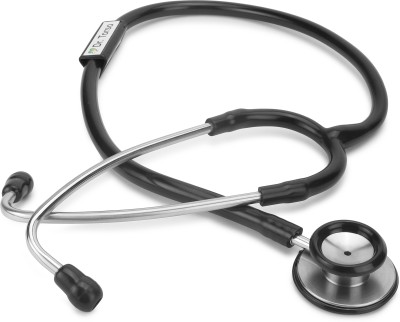 Dr. TORSO Stethoscope Shark-II For Medical Students and Doctors with Metal Head for enhanced performance and durability Stethoscope(Silver)