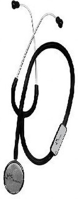Dr. Morepen The Professional's Deluxe ST-01 Acoustic Stethoscope Stethoscope Stethoscope(Silver and Black)