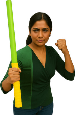 Wrixty Durable And Flexible Self-Defense Stick for Martial Arts Polo Stick Polo Stick - 19.7 inch(Green)