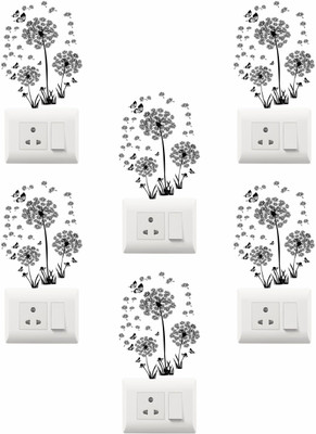 Saiii Designs 37 cm Decorative Multicolor Swicth Board Stickers Size -15cm x 11cm Self Adhesive Sticker(Pack of 1)