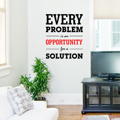 RehanDecors 58 cm Motivational Quote Wall Sticker Size -16X19Inches Removable Sticker(Pack of 1)