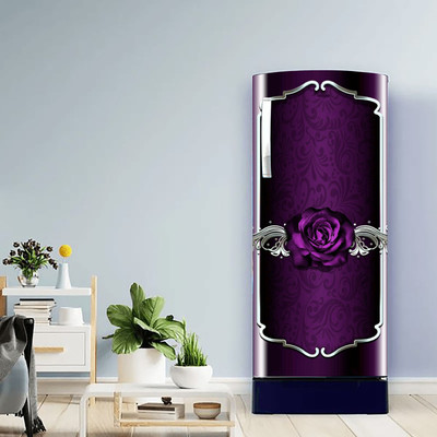 Zedexgraphics 49 inch 49 inch Fridge Single Door sticker Self Adhesive Sticker(Pack of 1)
