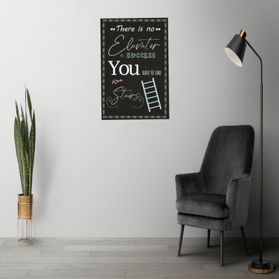 Vijaya enterprises 45.72 cm Motivational lines poster size (12x18 inch ) Self Adhesive Sticker(Pack of 1)