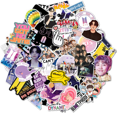 Obita 7 cm ED_BTS Reusable Sticker(Pack of 60)