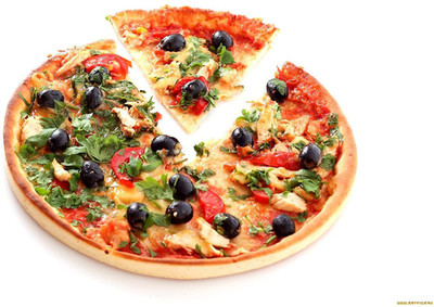 stylishdecor 60 cm m...pizzacuttt Self Adhesive Sticker(Pack of 1)