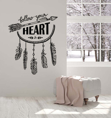 Xskin 27 cm Dreamcatcher Follow Your Heart Self Adhesive Sticker(Pack of 1)