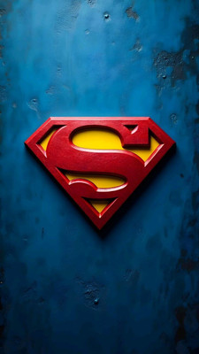 swaroopa 16.5 inch Superman Sticker Self Adhesive Sticker(Pack of 1)