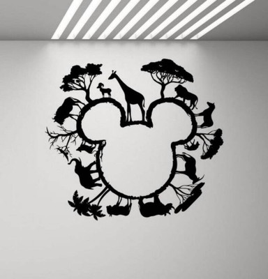 Xskin 62 cm Mickey Head Wall Self Adhesive Sticker(Pack of 1)