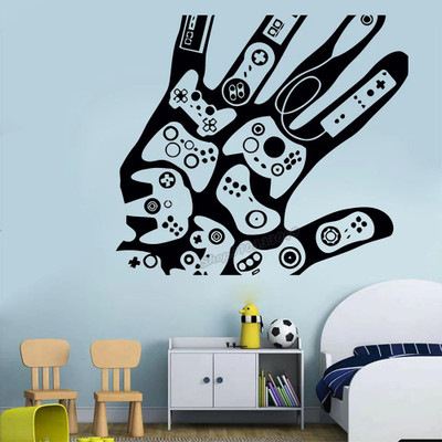 SnappyVinyl 42 cm Game Controller Self Adhesive Sticker(Pack of 1)