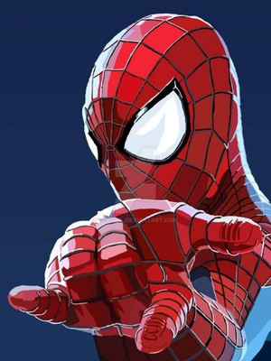swaroopa 16.5 inch Spiderman Sticker Self Adhesive Sticker(Pack of 1)