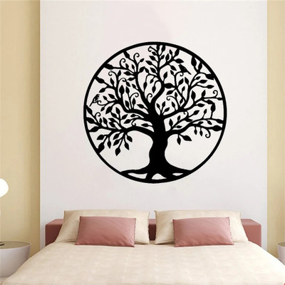 SnappyVinyl 30 cm Tree of Life Self Adhesive Sticker(Pack of 1)