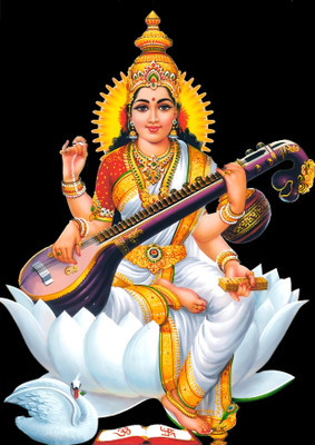 Dumdic 30 cm Saraswathi A4 Strong Self Adhesive Sticker(Pack of 1)