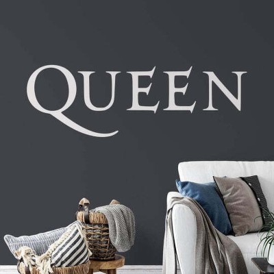 Xskin 56 cm Queen Band Logo Self Adhesive Sticker(Pack of 1)