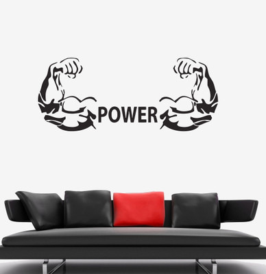 stiylishdecore 110 cm s=0poweredd Self Adhesive Sticker(Pack of 1)