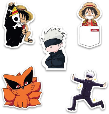 Houseofjerseys 2.5 inch Sticky Monkey Removable Sticker(Pack of 5)