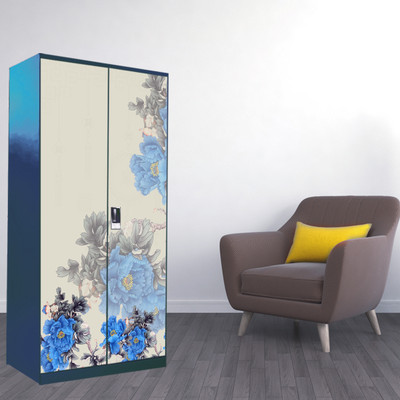 WallDaddy 213 cm OldAgeFlowerAlmira Self Adhesive Sticker(Pack of 1)