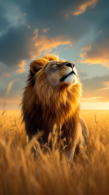 swaroopa 16.5 inch Wild Animals Sticker Self Adhesive Sticker(Pack of 1)