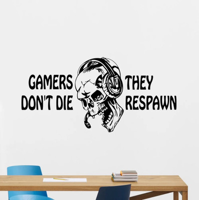 SnappyVinyl 57 cm Gamer Self Adhesive Sticker(Pack of 1)