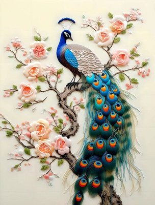 zezby 61 cm Wall Colourful Classic Hanging Home Decortion Self Adhesive Sticker(Pack of 1)