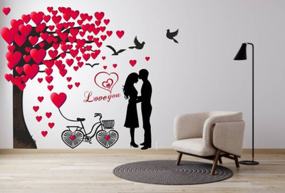 zocket 45 cm WALL STICKER LATEST HOME 255 Self Adhesive Sticker(Pack of 1)