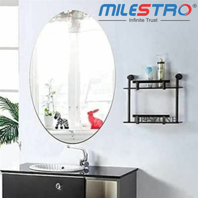 MILESTRO 30 cm FLMIRR014 Self Adhesive Sticker(Pack of 1)