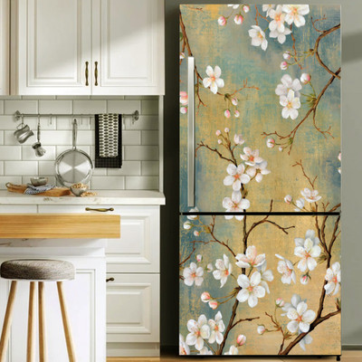 Bnezz 160 cm F-SpringFlower Self Adhesive Sticker(Pack of 1)